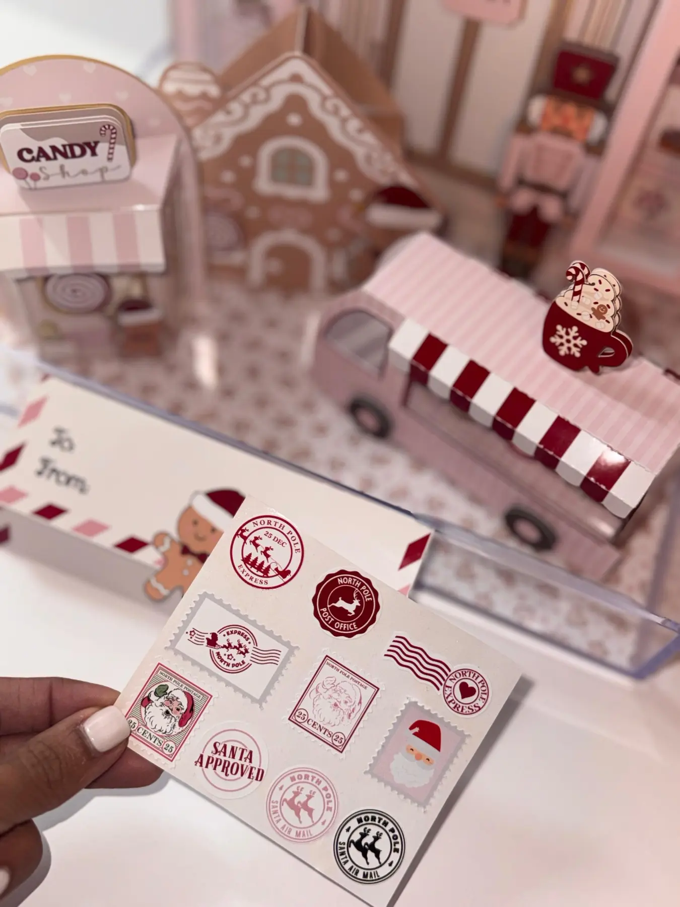Stickers y papelería navideña personalizada
